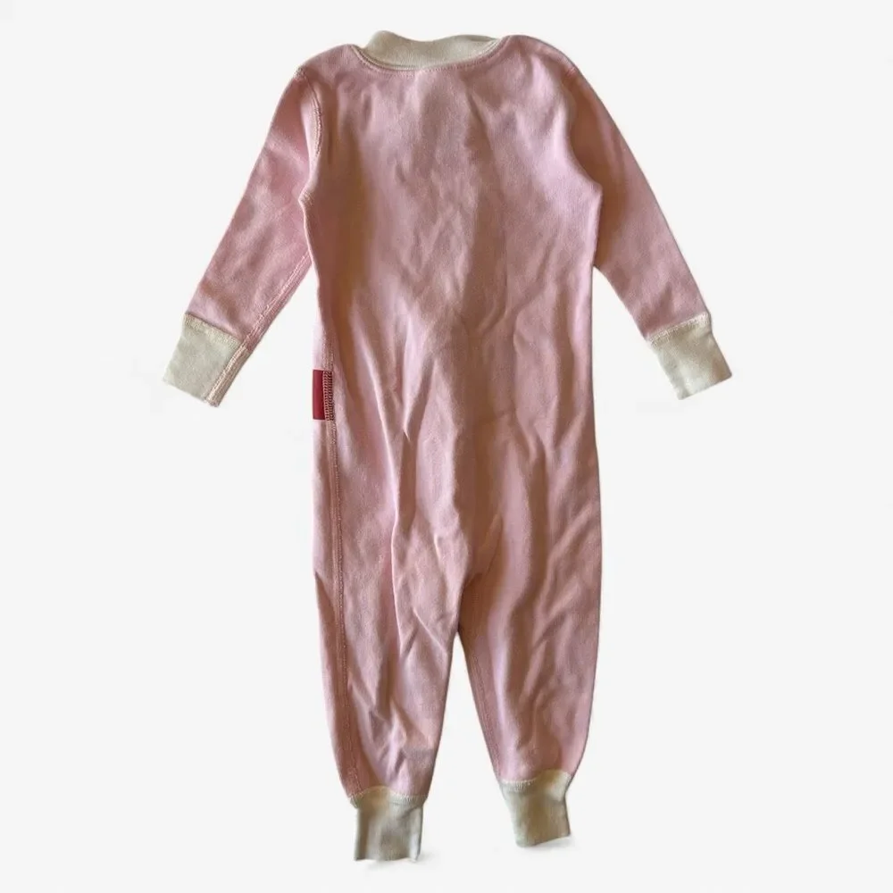 Hanna Andersson Warner Bros Elf HannaJams Sleeper 6-12M Pink Organic Cotton